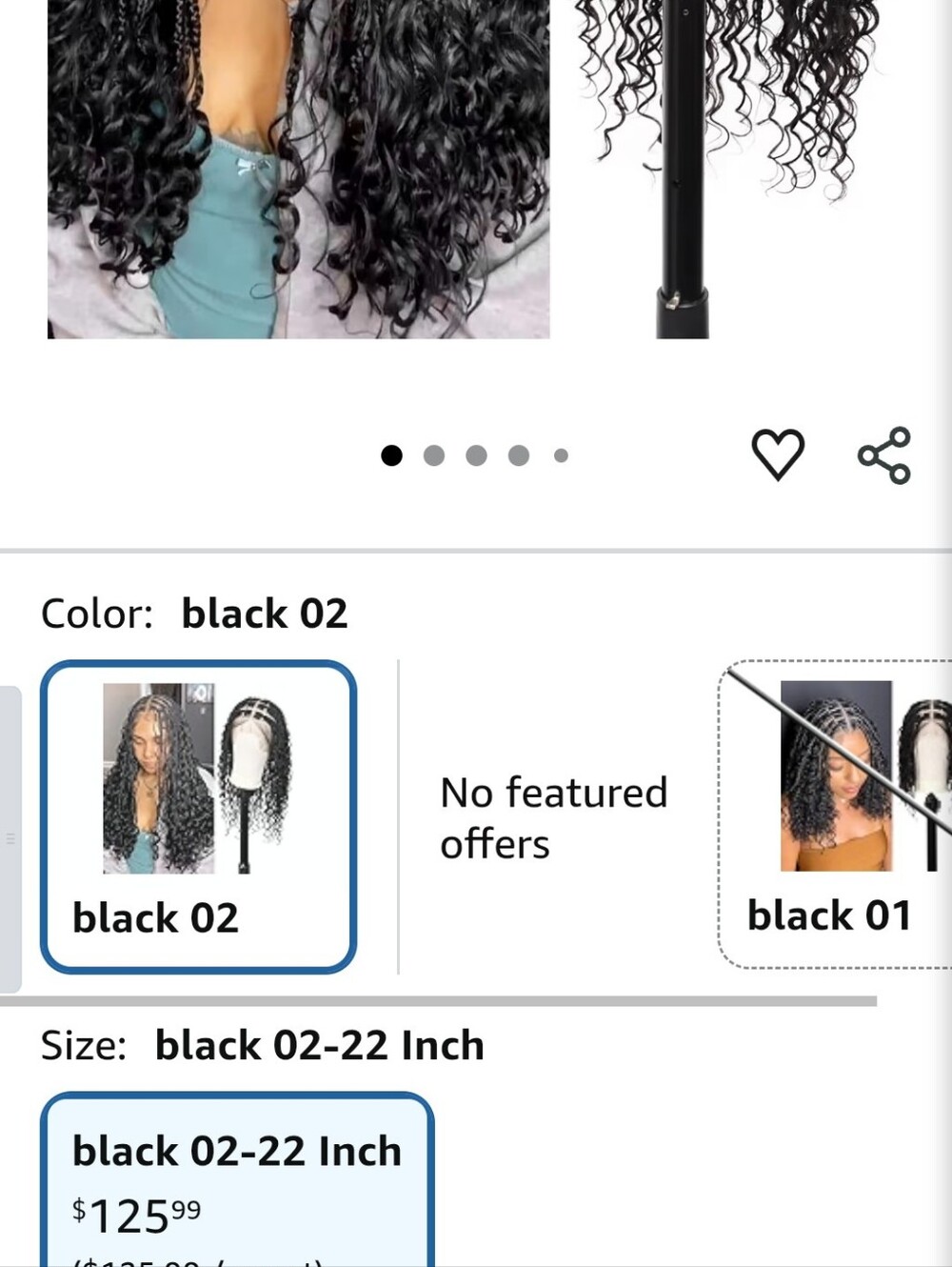 Full Lace 360 Braided Wig Black Human Hair Synthetic Braids Glueless Pre Plucked - Picture 2 of 13
